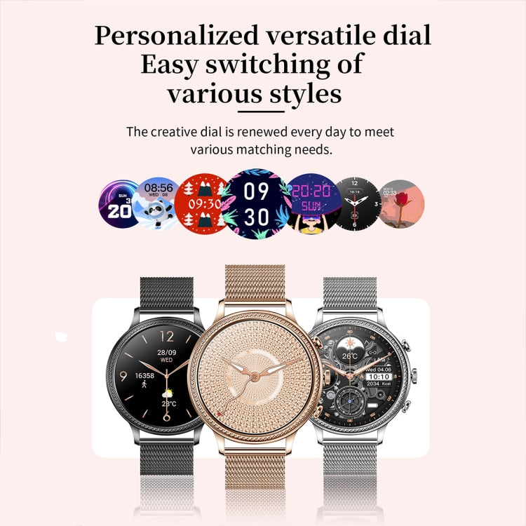 V60 1.39 Inch Health Monitoring Multifunctional Waterproof Bluetooth Call Smart Watch, Color: Rose Red - Smart Watches by buy2fix | Online Shopping UK | buy2fix