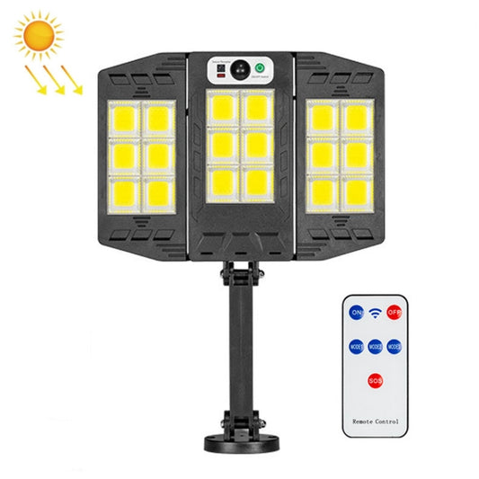 E-SMARTER W796-6 Solar Induction Courtyard Wall Light Smart Outdoor Lamp With Remote Control - Solar Lights by E-SMARTER | Online Shopping UK | buy2fix