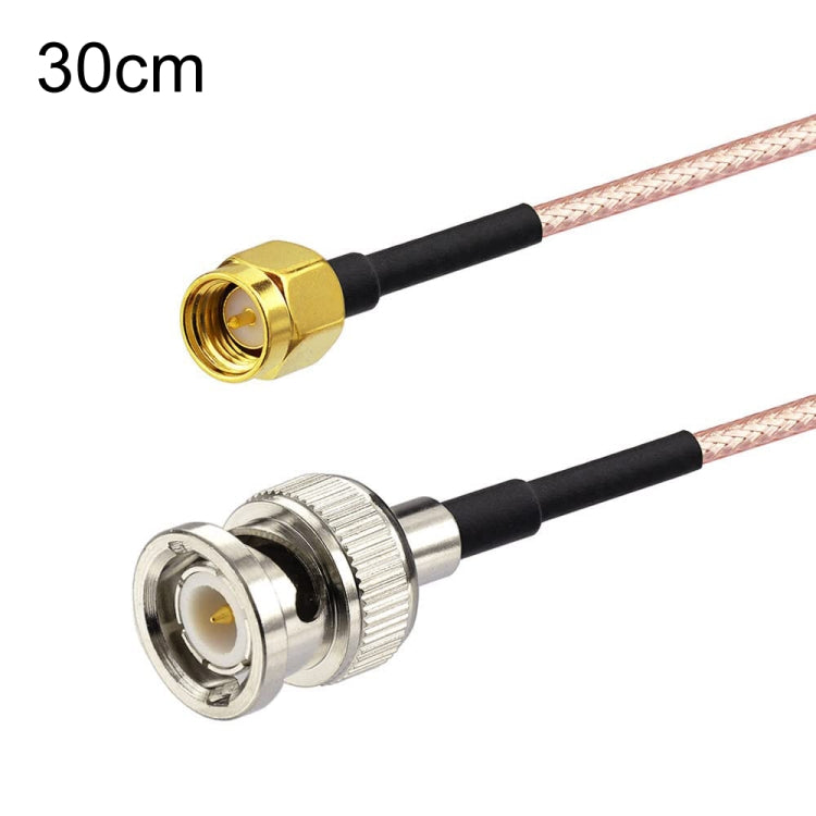 30cm SMA Male To BNC Male RG316 Coaxial RF Adapter Cable - Connectors by buy2fix | Online Shopping UK | buy2fix