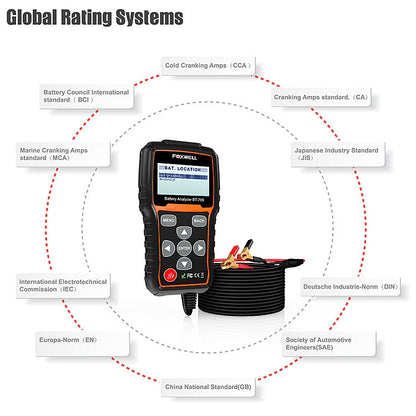 FOXWELL BT705 12V 24V Car Battery Test Analyzer Cranking and Charging System Test - Electronic Test by FOXWELL | Online Shopping UK | buy2fix