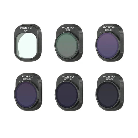 For DJI Mini 4 Pro RCSTQ Filter HD Protective Mirror Drone Accessories, Style: ND-PL8+ND-PL16+ND-PL32+ND-PL64+UV+CPL -  by RCSTQ | Online Shopping UK | buy2fix