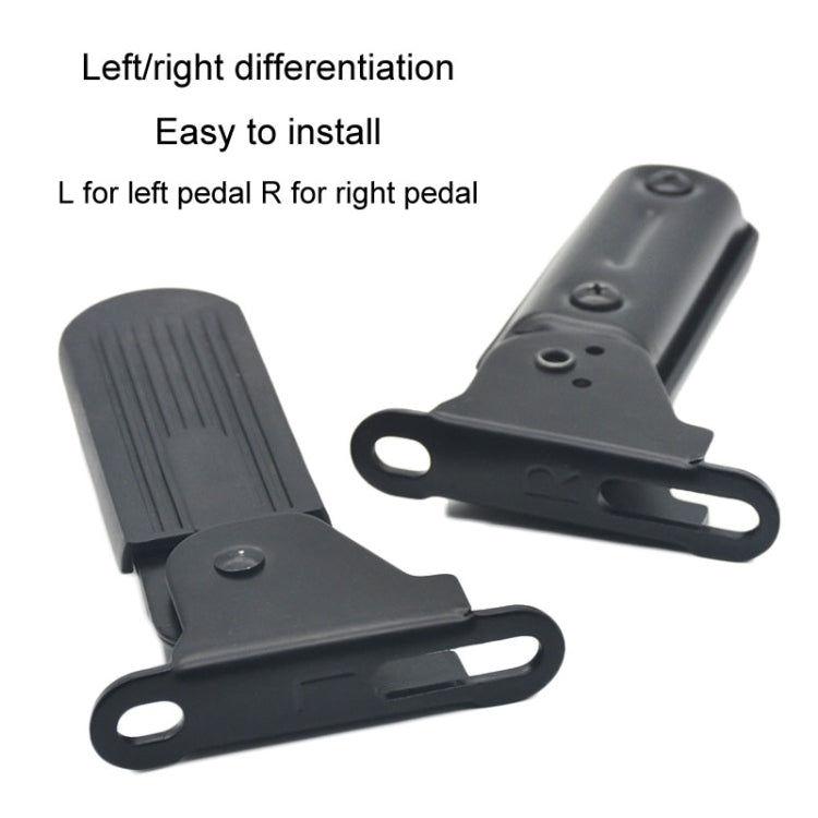 Electric Vehicle Folding Front Footrest Electric Moped Front Pedal, Model: 7cm Iron - Others by buy2fix | Online Shopping UK | buy2fix