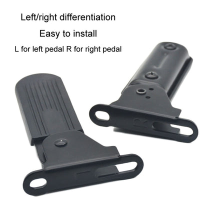 Electric Vehicle Folding Front Footrest Electric Moped Front Pedal, Model: 7cm Iron - Others by buy2fix | Online Shopping UK | buy2fix