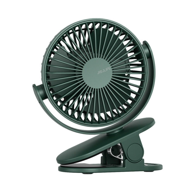 JisuLife FA29A Clip Desktop Mini Fan Portable USB Rechargeable Fan(Dark Green) - Electric Fans by JisuLife | Online Shopping UK | buy2fix