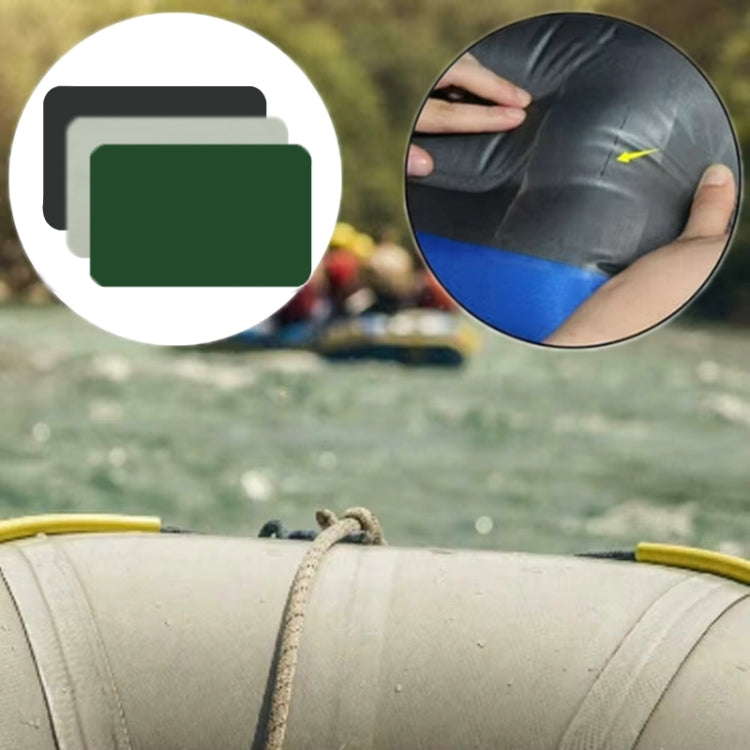 2pcs Kayak Inflatable Boat Damaged Leaking Holes Repair Patches(Black) - Marine Accessories & Parts by buy2fix | Online Shopping UK | buy2fix