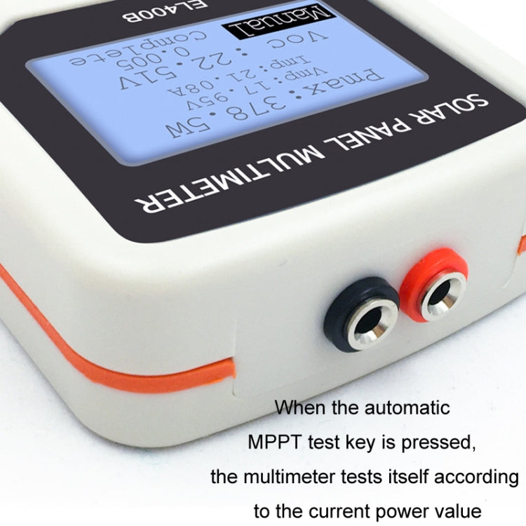 elejoy 400W MPPT Solar Photovoltaic Panel Multimeter(EL400B) - Digital Multimeter by buy2fix | Online Shopping UK | buy2fix