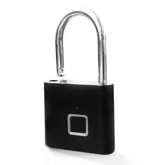 Locstar C85 Smart Fingerprint Rechargeable Padlock Waterproof Morse Code Emergency Unlocking(Matte Silver) - Padlocks by Locstar | Online Shopping UK | buy2fix