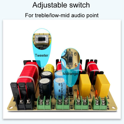 SPRAGUE-412 Two High One Medium One Low 4-Way Speaker Crossover Audio Modification Divider - Audio Crossover by buy2fix | Online Shopping UK | buy2fix