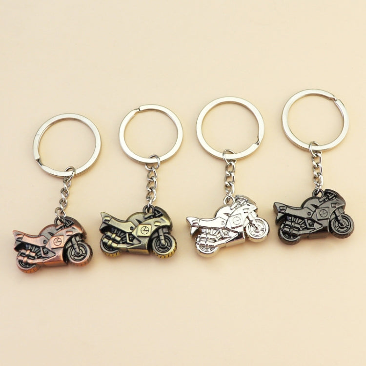 Simulation Cool Motorcycle Keychain Metal Decoration Pendant, Style: X-104 Black - Key Rings by buy2fix | Online Shopping UK | buy2fix