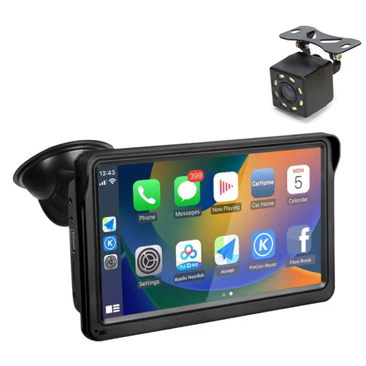 10.26 Inch Car Multimedia Display Supports Carplay/Android Auto Screen Mirroring(Display+ Camera) - Car MP3 & MP4 & MP5 by buy2fix | Online Shopping UK | buy2fix