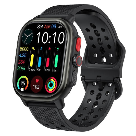 Sports Smart Watch 2.06 Inch Ultra HD AMOLED Screen Bluetooth Talking Watch(Black) - Smart Watches by buy2fix | Online Shopping UK | buy2fix