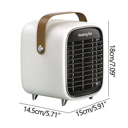 Y36 Mini Portable Desktop Heater Home Office Electric Heater, Color: US Plug Green - Electric Heaters by buy2fix | Online Shopping UK | buy2fix