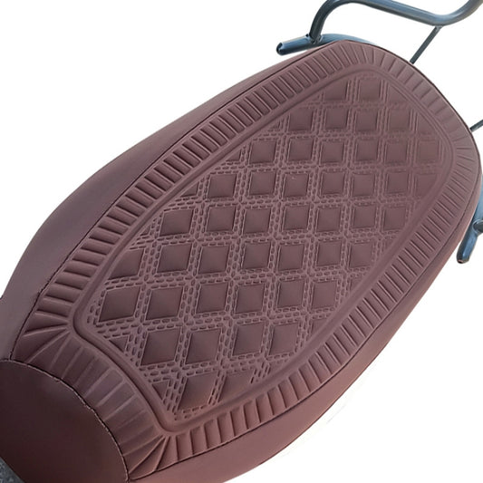 Small Electrical Bike Warm Breathable Non-Slip Cushion Cover(Brown) - Seat Covers by buy2fix | Online Shopping UK | buy2fix