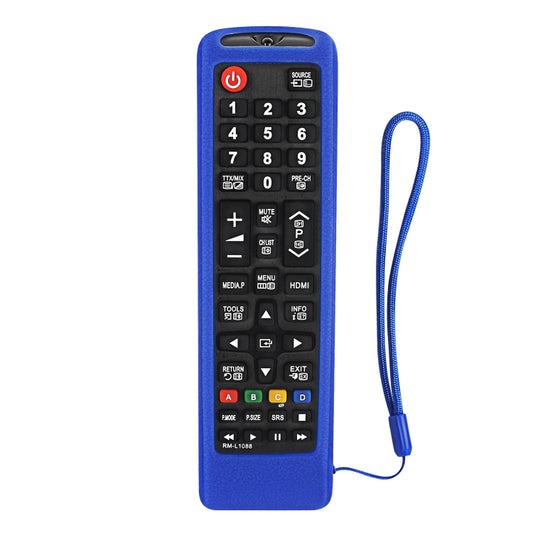 For Samsung BN59-01199F / AK59-00172A / BN59-01175C Remote Control Silicone Protective Cover(Blue) - Remote Control Covers by buy2fix | Online Shopping UK | buy2fix