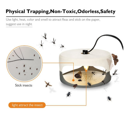 Flea Trap Pet Home Flea Lamp, Plug Type:JP Plug - Traps by buy2fix | Online Shopping UK | buy2fix