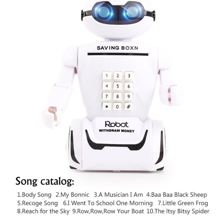 Creative Music Password Multifunctional ATM Desk Lamp Robot Piggy Bank - Piggy Banks by buy2fix | Online Shopping UK | buy2fix