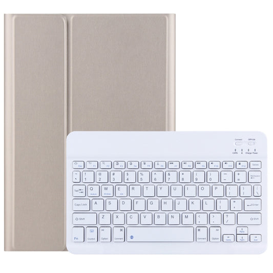 DY-M10ReL 2 in 1 Removable Bluetooth Keyboard + Protective Leather Tablet Case with Holder for Lenovo Tab M10 FHD REL(Gold) - Lenovo Keyboard by buy2fix | Online Shopping UK | buy2fix