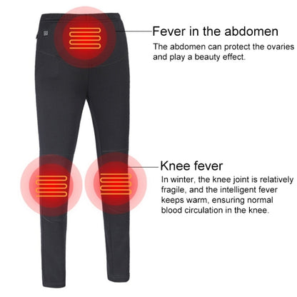 USB Secure Smart Thermostat Hair Hot Pants for Women (Color:Black Size:L) - Casual Pants by buy2fix | Online Shopping UK | buy2fix