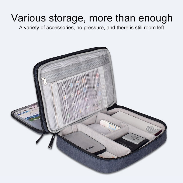 SM02 Small Nylon Waterproof Box Type Multi-function Storage Bag for iPad, Size: 23 x 17 x 8cm - Storage Bags by buy2fix | Online Shopping UK | buy2fix