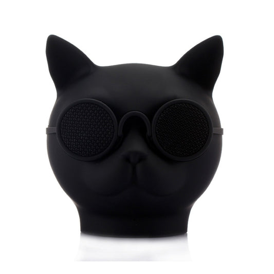 T8 Mini Cat Shape Stereo Wireless Bluetooth Speaker, Support Hands-free / TF Card / FM(Black) - Mini Speaker by buy2fix | Online Shopping UK | buy2fix