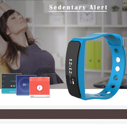 TLW05 0.86 inch OLED Display Bluetooth Smart Bracelet, IP66 Waterproof Support Pedometer / Calls Remind / Sleep Monitor / Sedentary Reminder / Alarm / Remote Capture, Compatible with Android and iOS Phones (Blue) - Smart Wear by buy2fix | Online Shopping UK | buy2fix