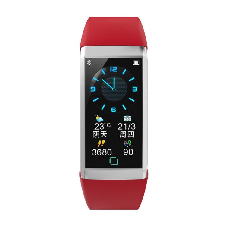 TD19 1.14 inches IPS Screen Smart Bracelet IP67 Waterproof, Support Call Reminder / Heart Rate Monitoring / Blood Pressure Monitoring / Sleep Monitoring /  Remote Camera (Red) - Smart Wear by buy2fix | Online Shopping UK | buy2fix