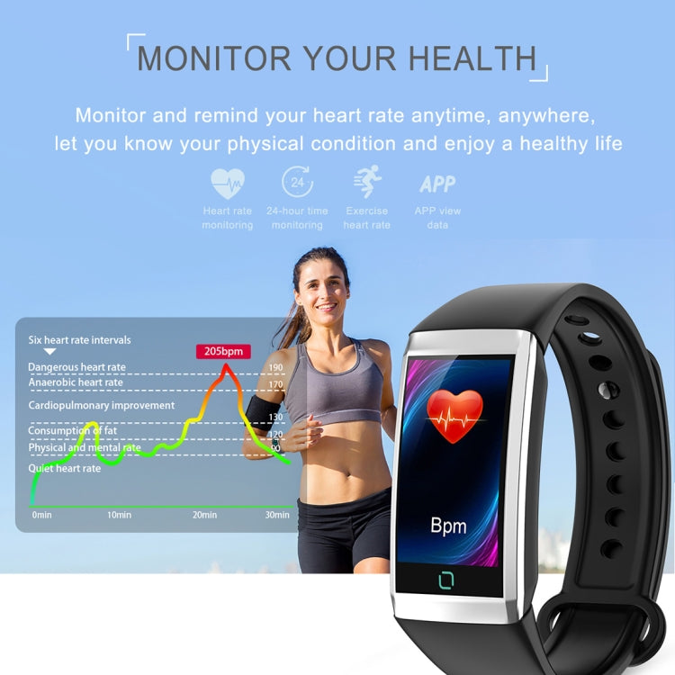 TD19 1.14 inches IPS Screen Smart Bracelet IP67 Waterproof, Support Call Reminder / Heart Rate Monitoring / Blood Pressure Monitoring / Sleep Monitoring /  Remote Camera (Red) - Smart Wear by buy2fix | Online Shopping UK | buy2fix