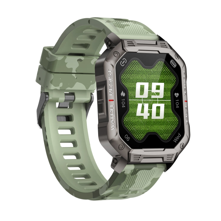 HAMTOD NX3 1.83 inch Smart Watch, Support Bluetooth Call / Sleep / Heart Rate / Blood Oxygen / Blood Pressure Monitoring(Camouflage) - Smart Watches by HAMTOD | Online Shopping UK | buy2fix