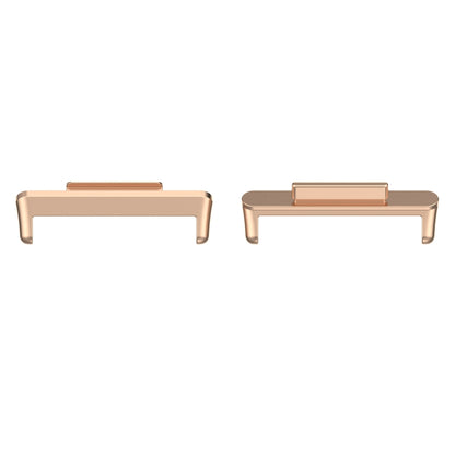 For Huawei Watch Fit 2 2 in 1 Metal Watch Band Connectors (Rose Gold) - Smart Wear by buy2fix | Online Shopping UK | buy2fix