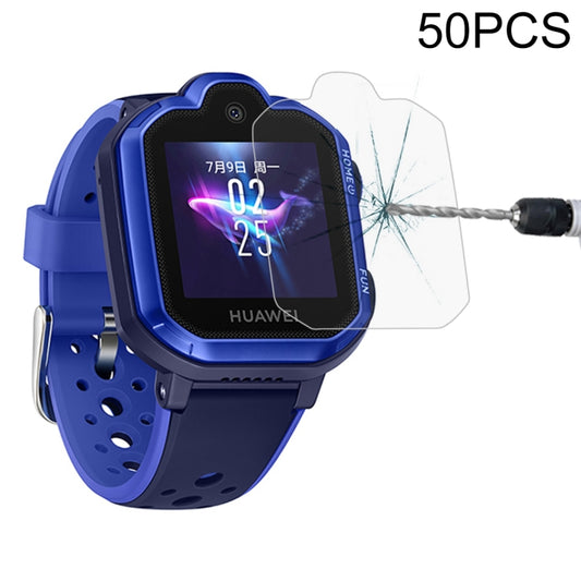 50 PCS For Huawei Children Watch 3 Pro 0.26mm 2.5D Tempered Glass Film - Screen Protector by ENKAY | Online Shopping UK | buy2fix