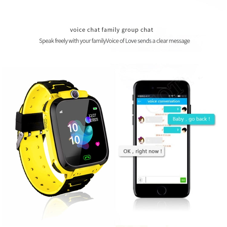 Q12B 1.44 inch Color Screen Smartwatch for Children, Support LBS Positioning / Two-way Dialing / One-key First-aid / Voice Monitoring / Setracker APP (Blue) - Smart Wear by buy2fix | Online Shopping UK | buy2fix