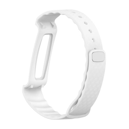 Silicone Watch Band for Huawei Honor A2(White) - Smart Wear by buy2fix | Online Shopping UK | buy2fix