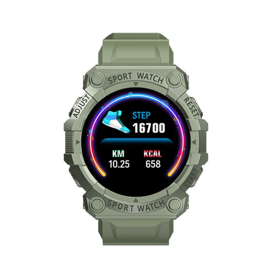 FD68S 1.44 inch Color Roud Screen Sport Smart Watch, Support Heart Rate / Multi-Sports Mode(Green) - Smart Wear by buy2fix | Online Shopping UK | buy2fix