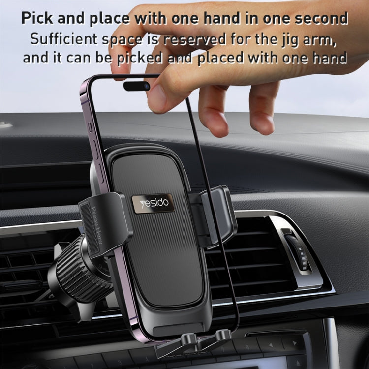 Yesido C241 Adjustable Car Air Vent Mobile Phone Holder - Car Holders by Yesido | Online Shopping UK | buy2fix