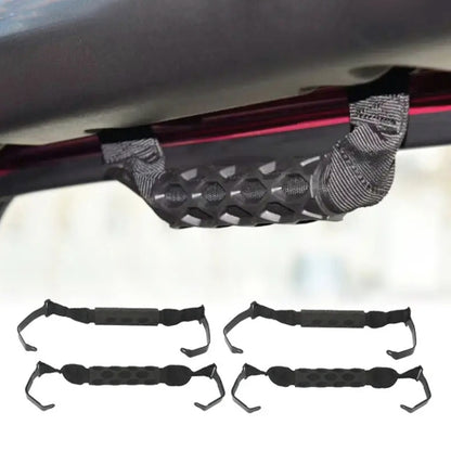 For Jeep Wrangler JL 2018- 4 / Pack Car Roof Handle - Auto Fastener & Clips by buy2fix | Online Shopping UK | buy2fix