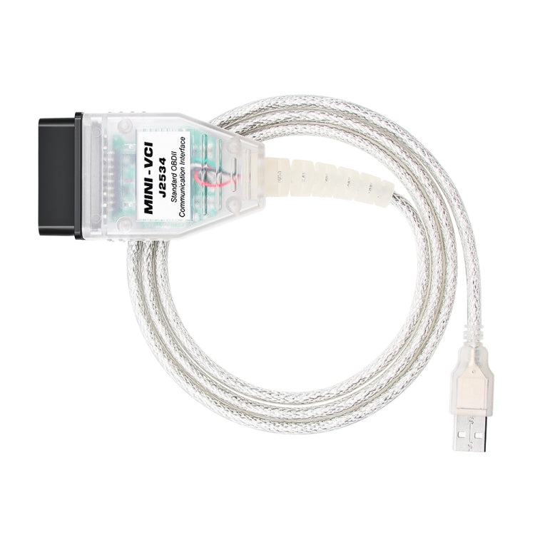 USB to OBD2 16 Pin MINI VCI FT232RL Single Diagnostic Cable for Toyota TIS Techstream - Cables & Connectors by buy2fix | Online Shopping UK | buy2fix
