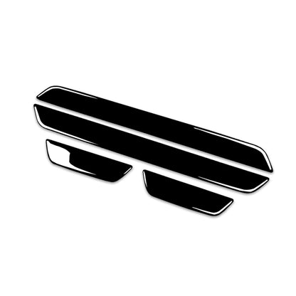 Car Door-step Decorative Sticker for BMW X5 E70 2008-2013 / X6 E71 2009-2014,  Left and Right Drive Universal (Black) - In Car by buy2fix | Online Shopping UK | buy2fix