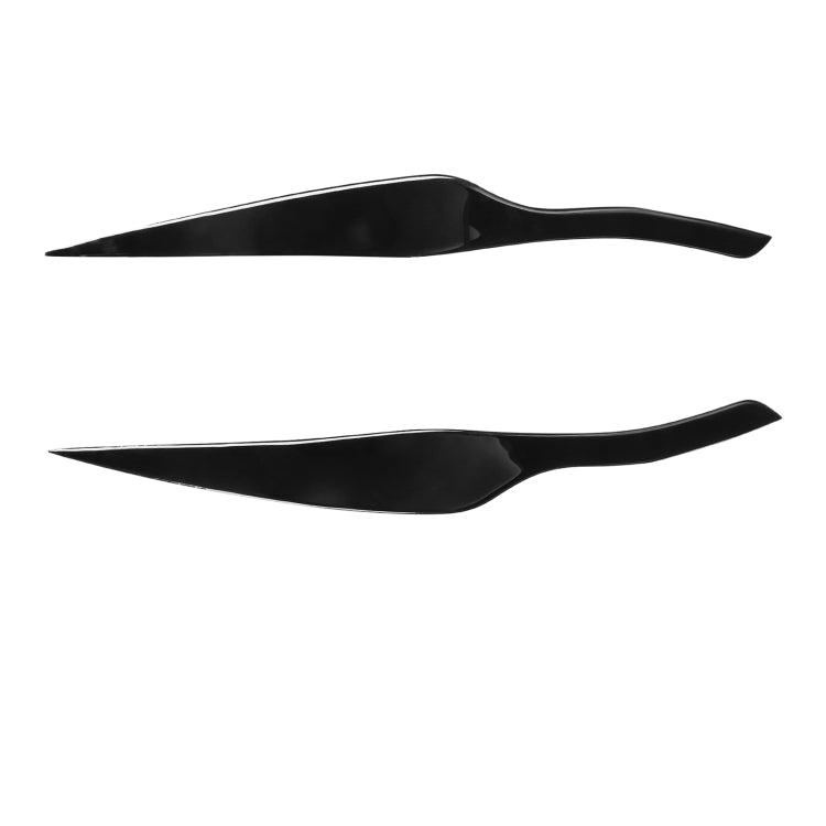 Pair Car Lamp Eyebrow Soft Decorative Sticker for BMW 3 Series E90 2005-2012(Black) - In Car by buy2fix | Online Shopping UK | buy2fix