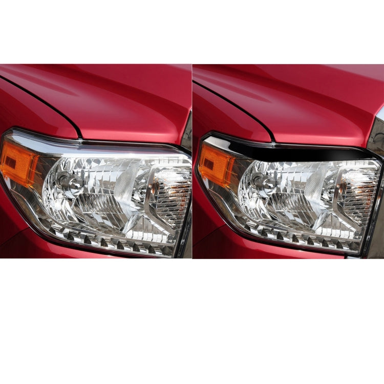 Pair Car Lamp Eyebrow Soft Decorative Sticker for Toyota Tundra 2014-2018 - In Car by buy2fix | Online Shopping UK | buy2fix