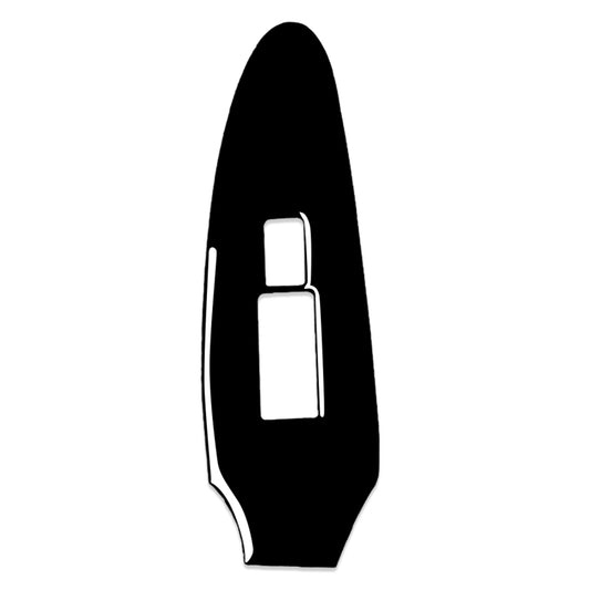 For Nissan 370Z Z34 2009- Car Co-driver Side Door Lift Panel Decorative Sticker, Left Drive (Black) - In Car by buy2fix | Online Shopping UK | buy2fix