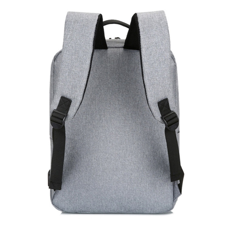 POFOKO Large-capacity Waterproof Oxford Cloth Business Casual Backpack with External USB Charging Design for 15.6 inch Laptops (Grey) -  by POFOKO | Online Shopping UK | buy2fix