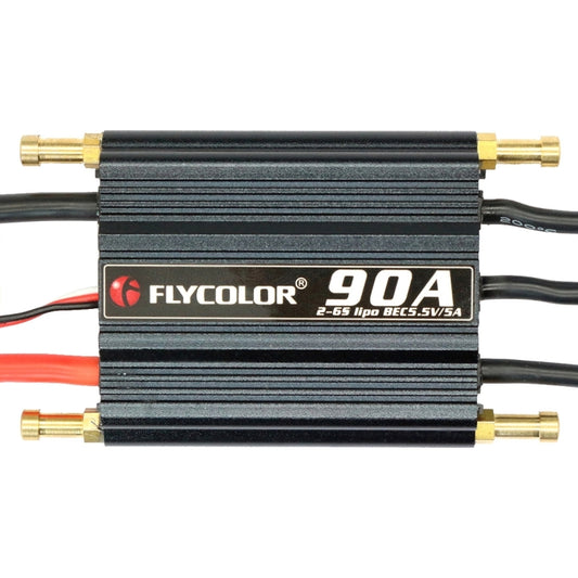 Flycolor Flymoster Series 90A 2-6S Waterproof Electronic Speed Controller for RC Boat - Toys & Hobbies by buy2fix | Online Shopping UK | buy2fix