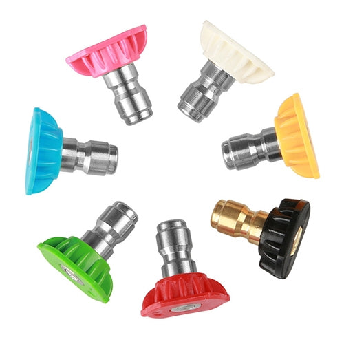 High Pressure Car Wash Gun Jet Nozzle Washer Accessories, Nozzle Angle: 0 Degree Big Hole, Pink - Car Washer & Accessories by buy2fix | Online Shopping UK | buy2fix