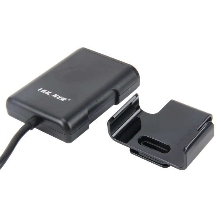 HSC-600D 3USB 7.2AMP DC 5V 2.4A and 4.8A 3-Port Passenger Car Charger Mounted Before and After Charging with Voltage, Cable Length: 1.8m - In Car by buy2fix | Online Shopping UK | buy2fix