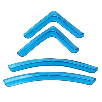 4 PCS/Set Universal Car Styling PVC Car Door Edge Anti Collision Sticker Door Anti-Rub Strips Car Door Scratch Protector(Blue) - Anti Collision Sticker by buy2fix | Online Shopping UK | buy2fix