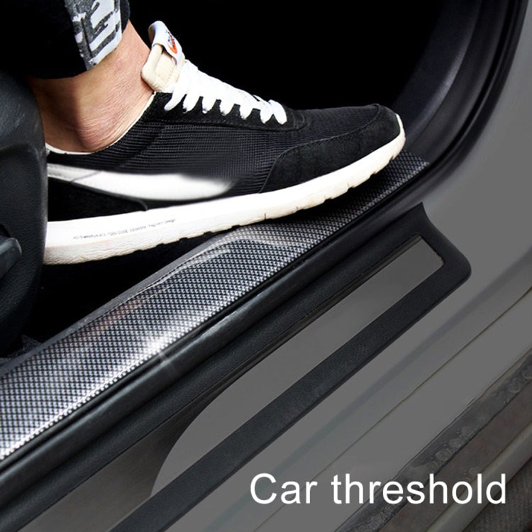 Universal Car Door Threshold Decoration Strip Decorative Sticker, Size : 5CM x 3M(White) - Decorative Strip by buy2fix | Online Shopping UK | buy2fix