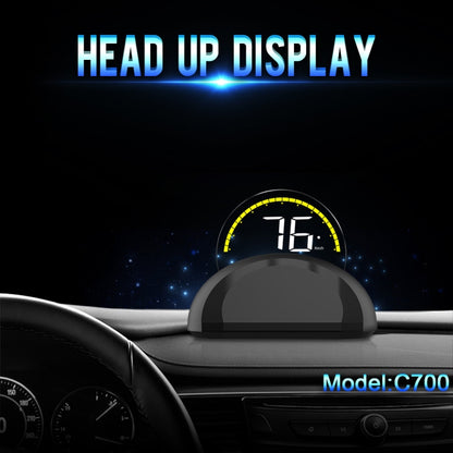 C700 2.6 inch Universal Car OBD2 HUD Vehicle-mounted Head Up Display - Head Up Display System by buy2fix | Online Shopping UK | buy2fix