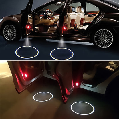 2 PCS LED Ghost Shadow Light, Car Door LED Laser Welcome Decorative Light, Display Logo for Toyota Car Brand(Black) - Door Lights by buy2fix | Online Shopping UK | buy2fix