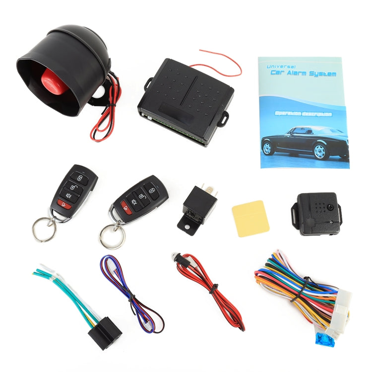 Car Safety Warning Alarm System with Two Remote Controls, DC 12V - Security Alarm System by buy2fix | Online Shopping UK | buy2fix