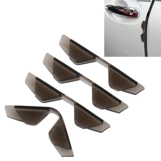 3R 3R-2107 4 PCS Rubber Car Side Door Edge Free Bending Protection Guards Cover Trims Stickers(Coffee) - Anti Collision Sticker by buy2fix | Online Shopping UK | buy2fix